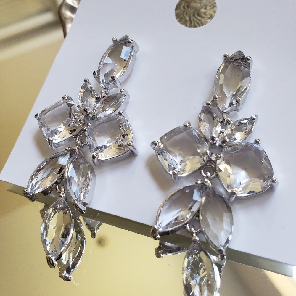Crystal earrings - Picture 3 of 3